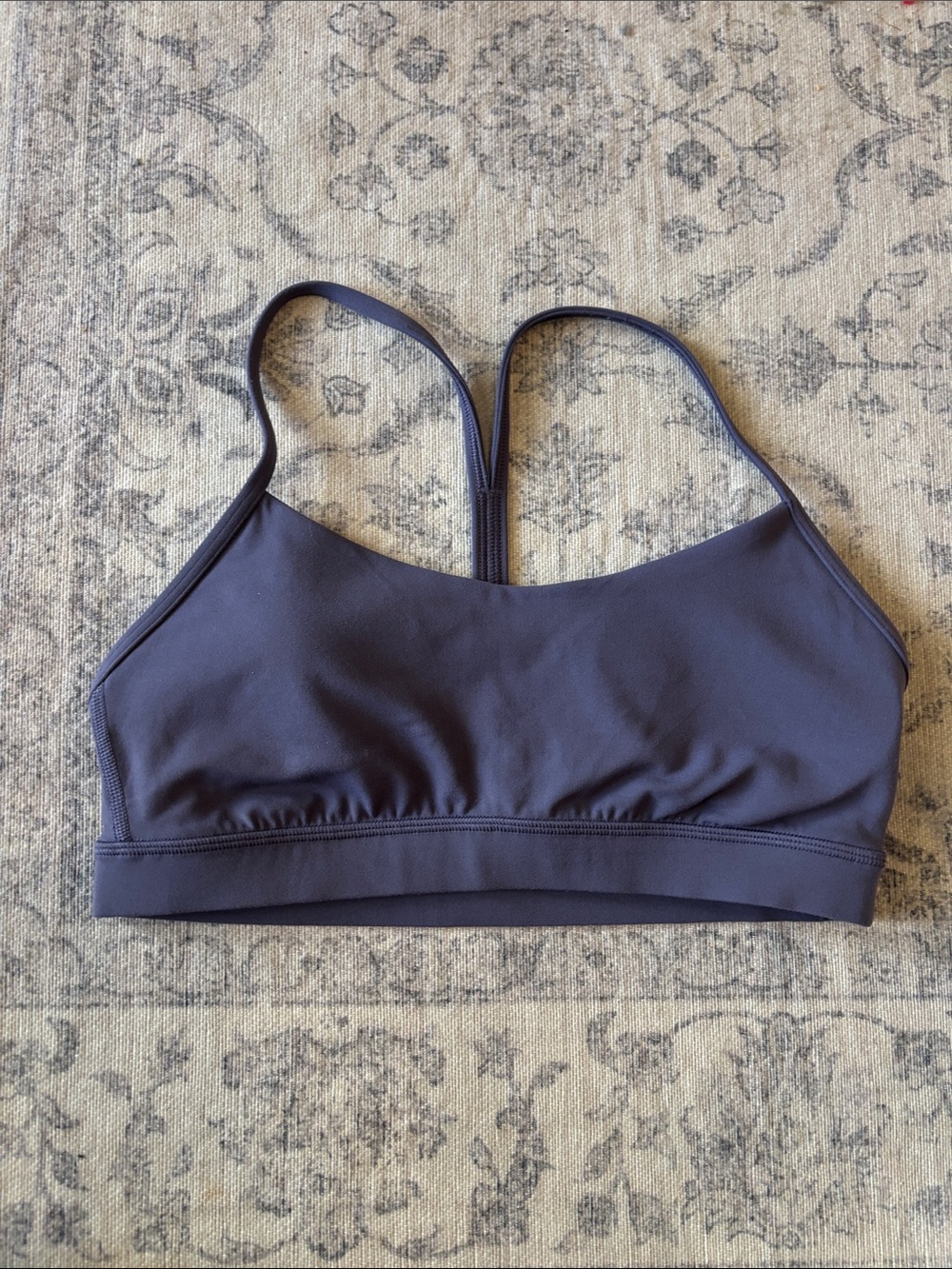 Lululemon Women’s Flow Y Sports Bra - size 10 - nightfall